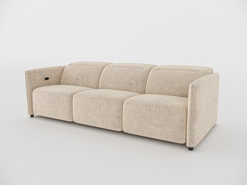 Delilah Electric Recliner 3 Seater Sofa