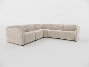 Delilah Electric Recliner Corner Sectional Sofa