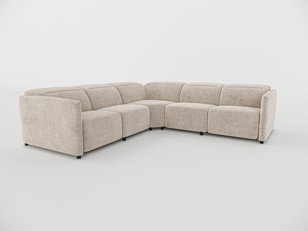 Delilah Electric Recliner Corner Sectional Sofa