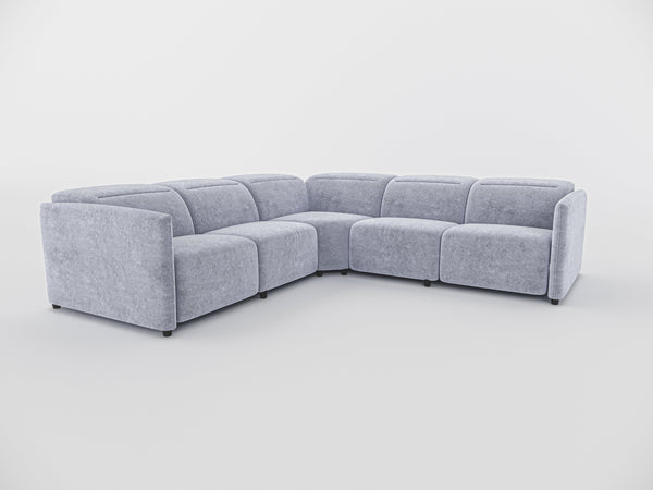Delilah Electric Recliner Corner Sectional Sofa