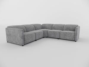 Delilah Electric Recliner Corner Sectional Sofa