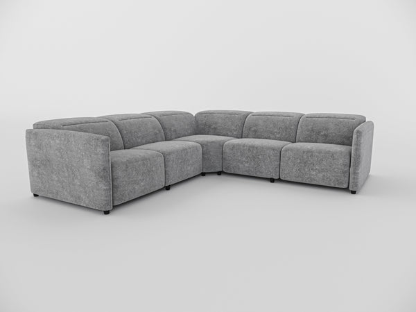 Delilah Electric Recliner Corner Sectional Sofa
