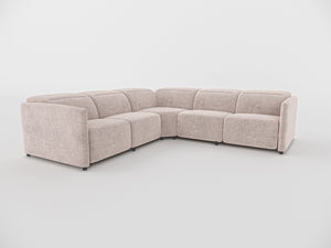 Delilah Electric Recliner Corner Sectional Sofa