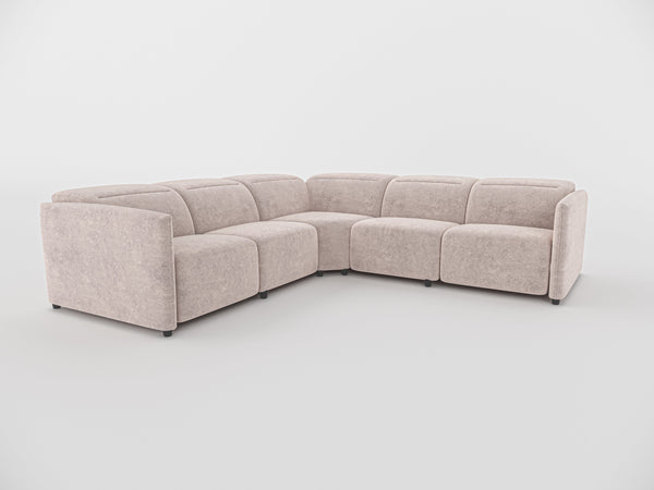 Delilah Electric Recliner Corner Sectional Sofa