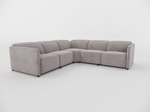 Delilah Electric Recliner Corner Sectional Sofa