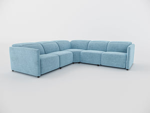 Delilah Electric Recliner Corner Sectional Sofa