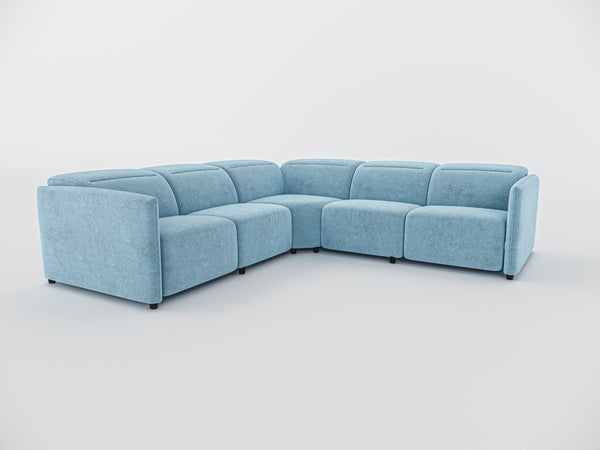 Delilah Electric Recliner Corner Sectional Sofa