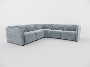 Delilah Electric Recliner Corner Sectional Sofa