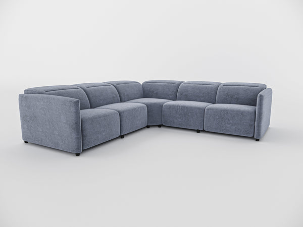 Delilah Electric Recliner Corner Sectional Sofa