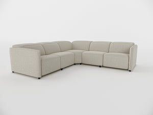 Delilah Electric Recliner Corner Sectional Sofa