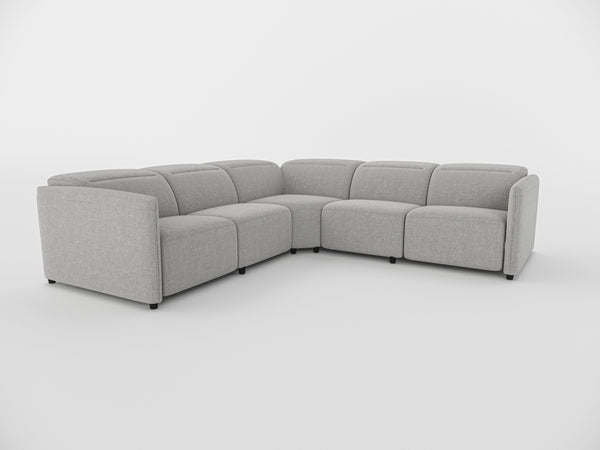 Delilah Electric Recliner Corner Sectional Sofa