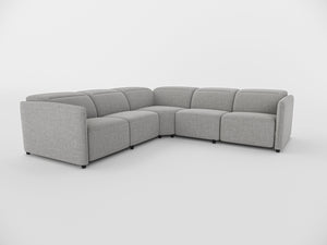 Delilah Electric Recliner Corner Sectional Sofa