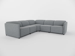Delilah Electric Recliner Corner Sectional Sofa