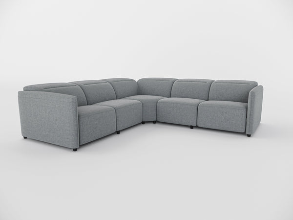 Delilah Electric Recliner Corner Sectional Sofa