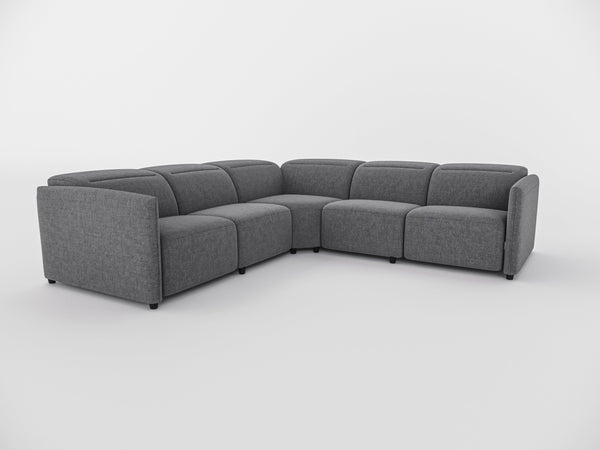 Delilah Electric Recliner Corner Sectional Sofa
