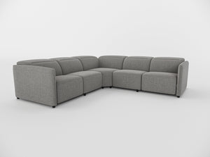 Delilah Electric Recliner Corner Sectional Sofa