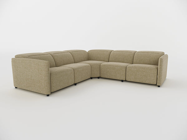 Delilah Electric Recliner Corner Sectional Sofa