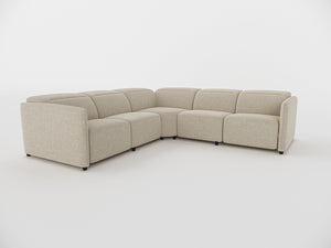 Delilah Electric Recliner Corner Sectional Sofa