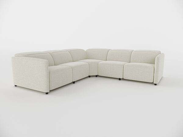 Delilah Electric Recliner Corner Sectional Sofa