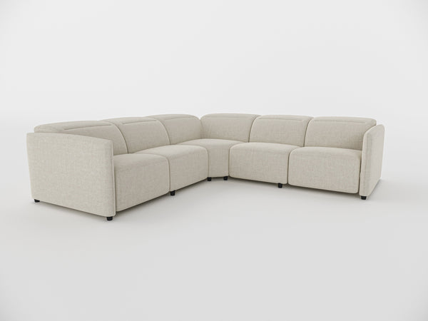 Delilah Electric Recliner Corner Sectional Sofa