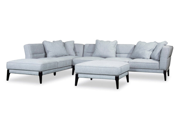 Emmie L-Shape Sofa with Ottoman