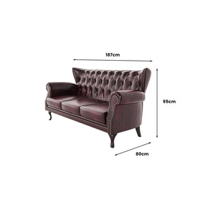Athelstane Chesterfield 3 Seater Sofa