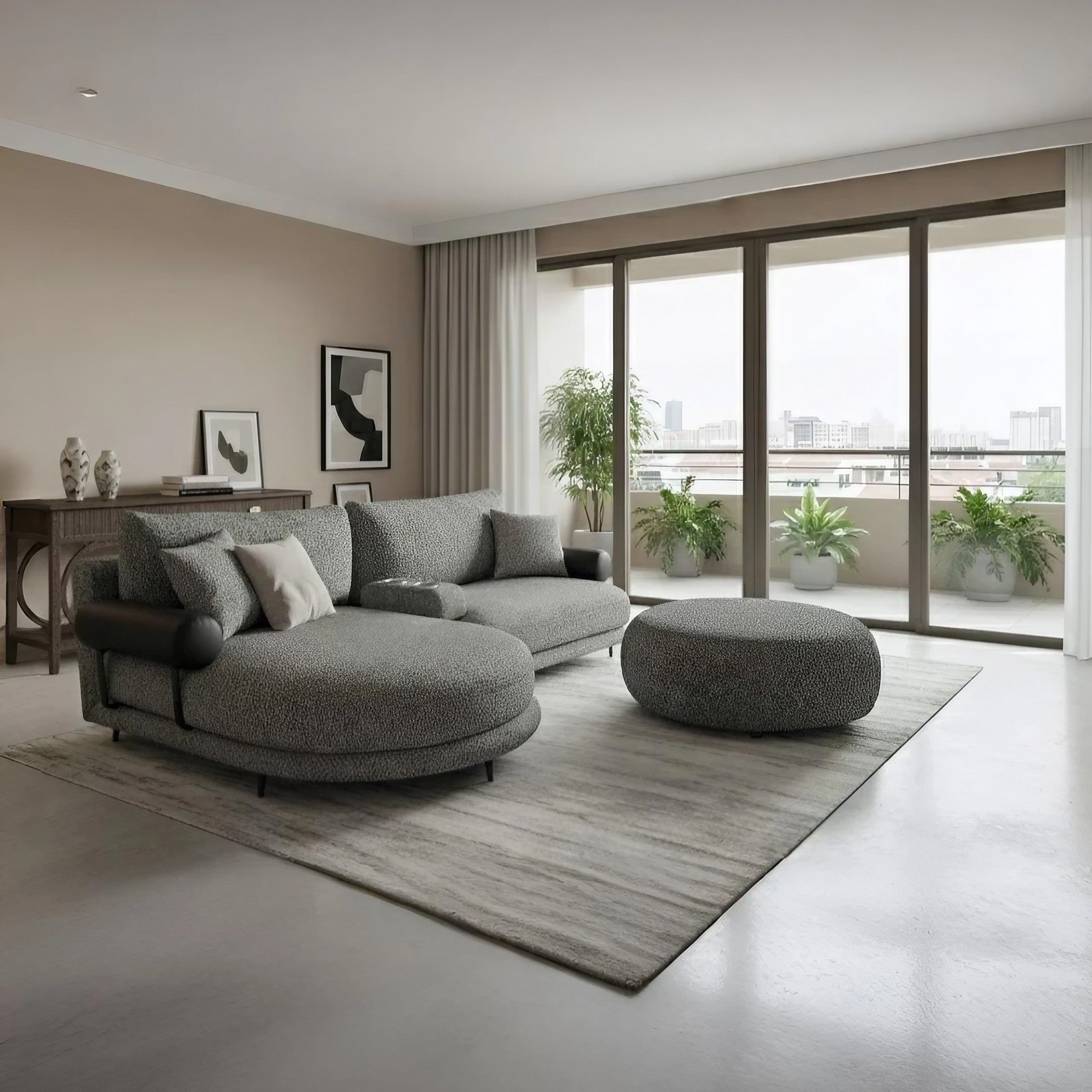 Cooper Curved Corner Sofa Singapore | Modular Deep Seating | BB