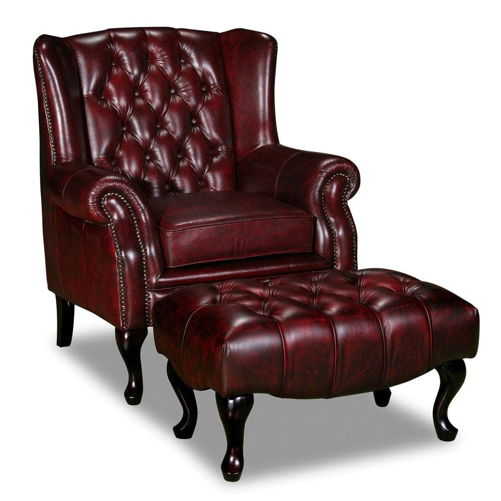 Pendlebury Vintage Armchair with Ottoman