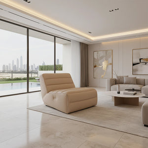 Slouchy Recliner Sofa