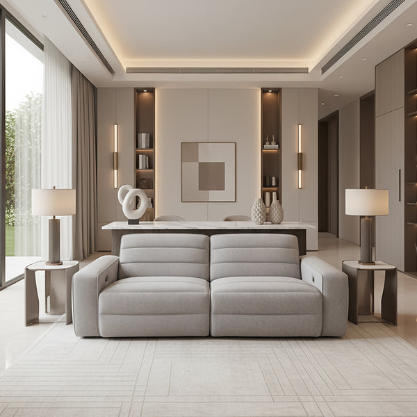 Slouchy Recliner Sofa