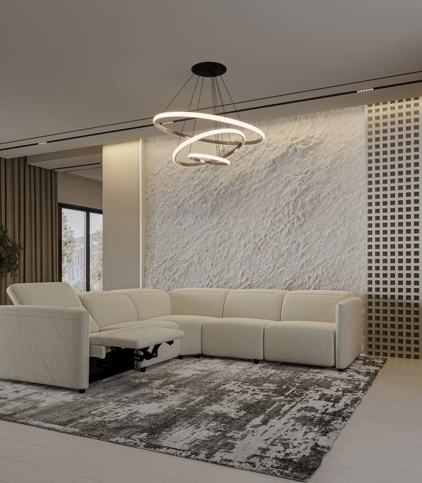 Delilah Electric Recliner Corner Sectional Sofa