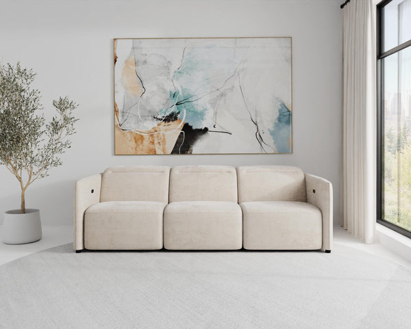 Delilah Electric Recliner 3 Seater Sofa