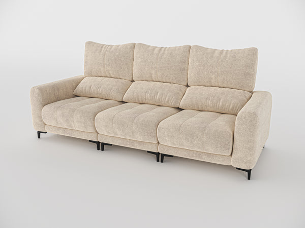 Nathan Compact Recliner Three Seater Sofa