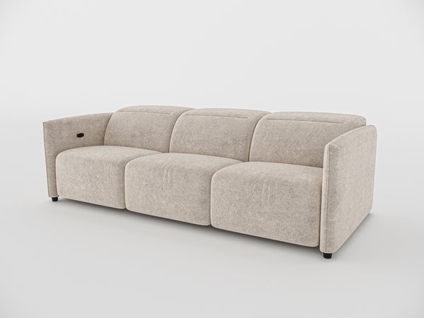 Delilah Electric Recliner Three Seater Sofa