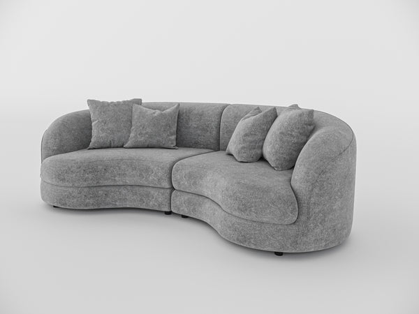 Chloe Curved 3 Seater Sofa