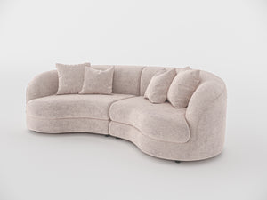 Chloe Curved 3 Seater Sofa