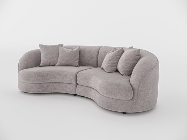Chloe Curved 3 Seater Sofa