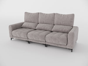 Nathan Compact Recliner Three Seater Sofa