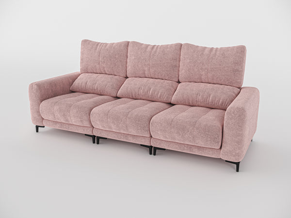 Nathan Compact Recliner Three Seater Sofa