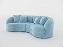 Chloe Curved 3 Seater Sofa