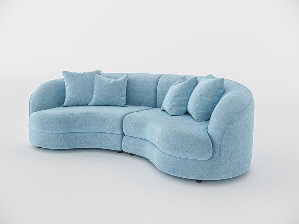 Chloe Curved 3 Seater Sofa