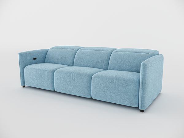 Delilah Electric Recliner Three Seater Sofa
