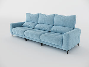 Nathan Compact Recliner Three Seater Sofa