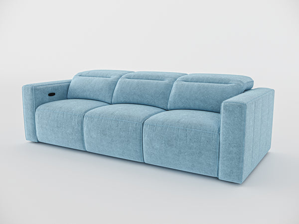 Richard Electric Recliner Three Seater Sofa