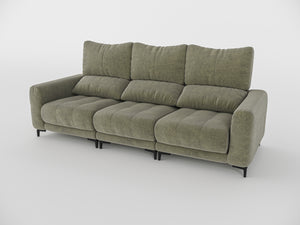 Nathan Compact Recliner Three Seater Sofa