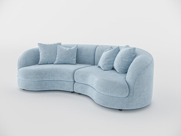 Chloe Curved 3 Seater Sofa