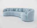 Chloe Curve Three Seater Sofa