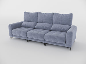 Nathan Compact Recliner Three Seater Sofa
