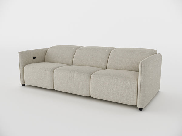 Delilah Electric Recliner Three Seater Sofa
