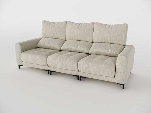Nathan Compact Recliner Three Seater Sofa